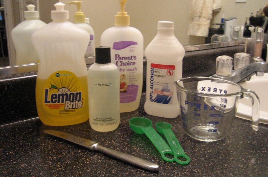 Homemade Brush Cleanser